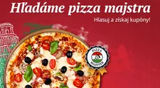 Pomôžte nám nájsť Pizza majstra a vyhrajte kupóny!