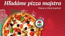 Pomôžte nám nájsť Pizza majstra a vyhrajte kupóny!