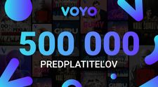 Voyo pokorilo ďalší významný míľnik, na Slovensku a v Česku má už viac ako 500 000 predplatiteľov