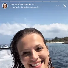 Maca Zábranská na dovolenke na Bali