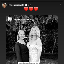 Herečka Bonnie Somerville ako nevesta