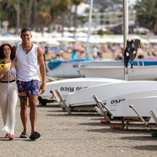 Rachel a Claude na finálovom rande.