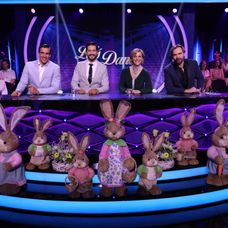 Adam Bardy, Jakub Jablonský, Tatiana Drexler a Ján Ďurovčík v šou Let's Dance