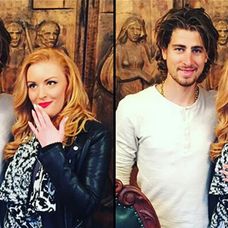 Peter Sagan a Barbora Švidraňová