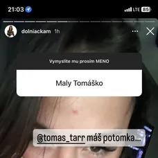 Marcela to oznámila cez sociálnu sieť. Tomáš Tarr má potomka!