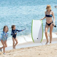 Rodinný deň na pláži