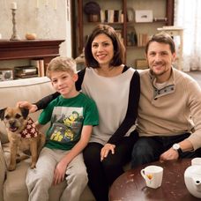 Kristína Turjanová, Juraj Loj a Marko Kramár so psíkom