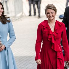 Kate Middleton na návšteve Luxemburska. 