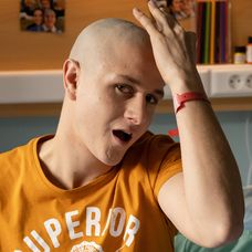 Tenista Corentin Moutet v 1. kole na Australian Open 2020.