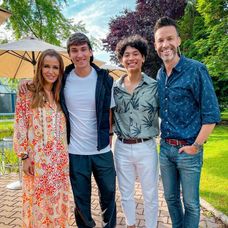 Mark Dann a Giovanni Ricci v Teleráne s Lenkou a Romanom