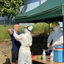 Testovanie COVID-19 pred natáčaním