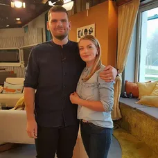 Rudo Kučák s manželkou Ivanou v Teleráne s Romanom a Lenkou