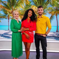 Aicha s Kvetkou a Tomášom v Teleráne