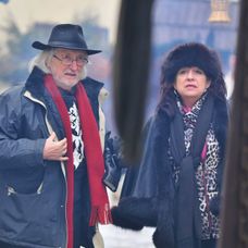 Režisér s manželkou v prvé dni nakrúcania druhej časti Perinbaby