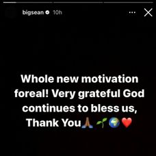 Big Sean oznámil, že bude otcom.