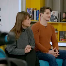 Kristína Kanátová a Peter Kiss v Teleráne