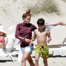 Shakira si užívala rodinný čas.