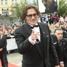 Johnny Depp na záverečnom ceremoniáli 55. ročníka MFF KV