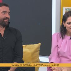 Klára Issová a Milan Ondrík v Teleráne.