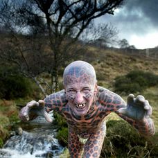 Upíria lady Maria Jose Cristerna je držiteľkou primátu Žena s najväčším počtom telesných modifikácií na americkom kontinete