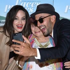 Angelina Jolie na losangelskej premiére filmu Faces Places