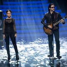 Silvia Soldanová a Braňo Mosný ako Mary J. Blige a Bono