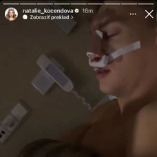 Natálie a David v nemocnici
