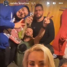 Natália oslavuje príchod Nového roka