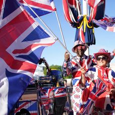 Prehliadka Trooping The Color.