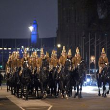 Nácvik korunovačného sprievodu