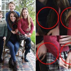 Upravený záber princeznej z Walesu s deťmi