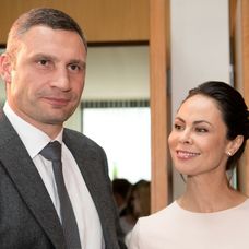 Vitalij Klitchko s manželkou Nataliou. 
