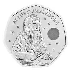 Minca Britskej Kráľovskej mincovne - Profesor Albus Dumbledore