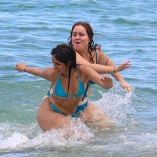 Camila Cabello si užila deň na pláži 