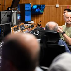 Prípravy volebnej noci na Markíze.