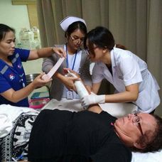 Alena v thajskej nomocnici po zrážke s motocyklom