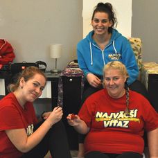 Andrea Vargová, Nikola Kuruczová a Martina Rusinová