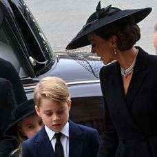 Princezná z Walesu na pohrebe