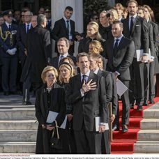 Pohreb gréckeho kráľa Konštantína II.