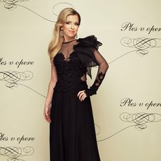 Zlatica Švajdová Puškárová na Plese v opere v roku 2015