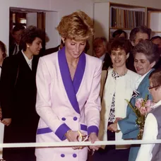 Princezná Diana v Bratislave v roku 1991