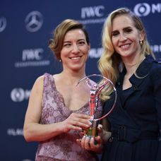 Henrieta Farkašová so svojou navádzačkou Natáliou Šubrtovou