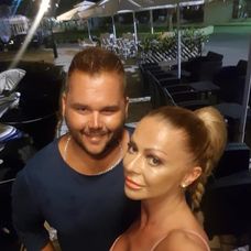 Božka a Števo na Korfu.