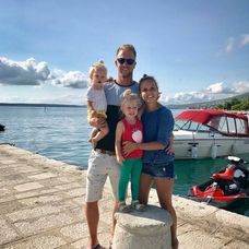 Matúš Krnčok s rodinou