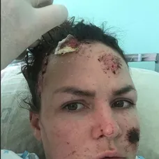 Jordan Staal z Caroliny proti Columbusu.