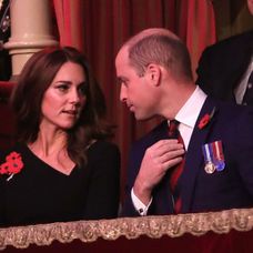 Princ William a vojvodkyňa z Cambridge. 