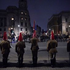 Nácvik korunovačného sprievodu