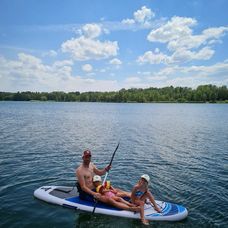 Matúš Krnčok s dcérou