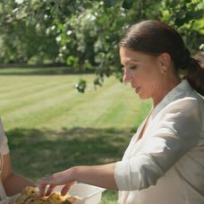 Zuzana v parku odpadla