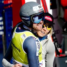 Mikaela Shiffrinová a Aleksander Aamodt Kilde